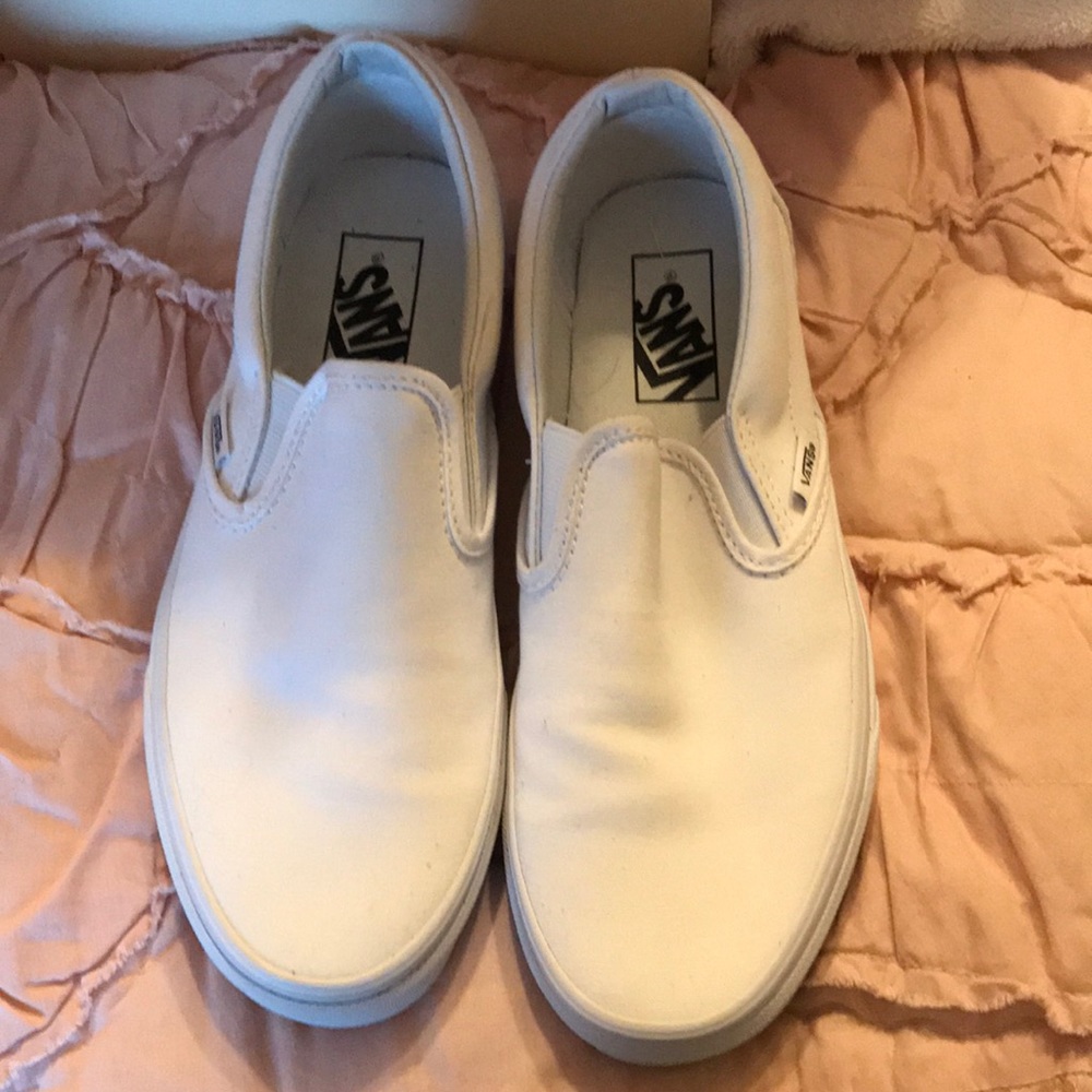White vans comes with water and stain shield